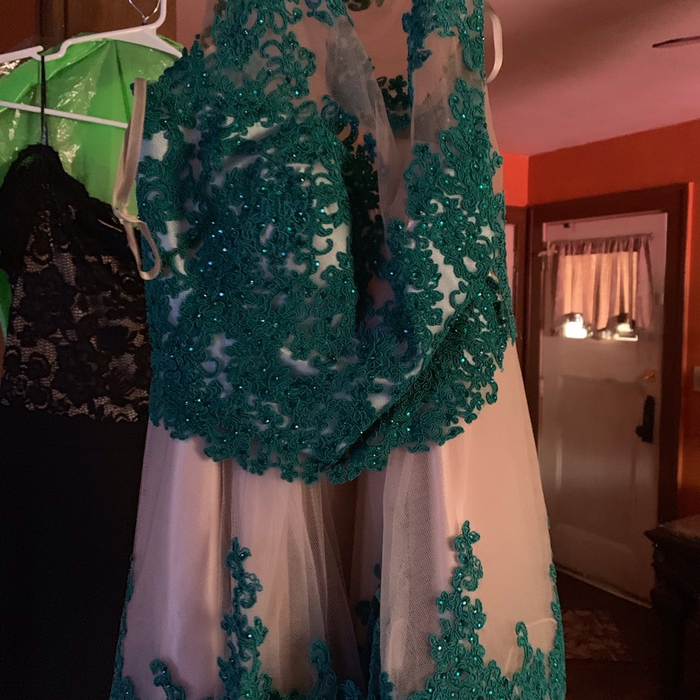 Short homecoming dress.